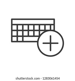 Keyboard icon. Computer symbol modern, simple, vector, icon for website design, mobile app, ui. Vector Illustration