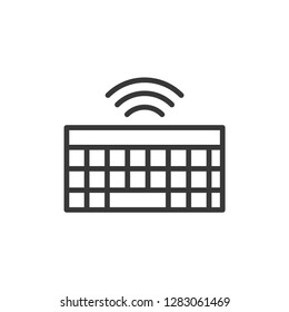 Keyboard icon. Computer symbol modern, simple, vector, icon for website design, mobile app, ui. Vector Illustration