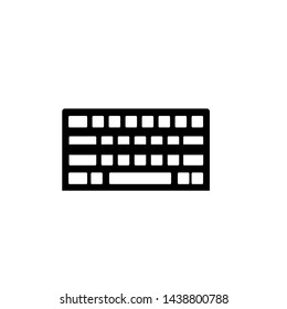 Keyboard icon. Computer typing sign