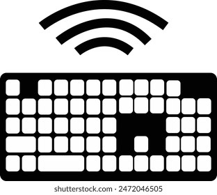 diseño de icono de teclado eps 10