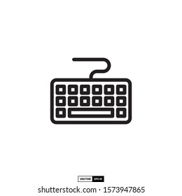 Keyboard icon, design inspiration vector template for interface and any purpose