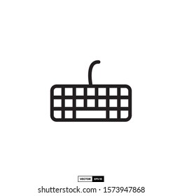 Keyboard icon, design inspiration vector template for interface and any purpose