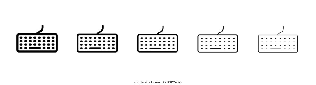 Tastatursymboldesign, Logo, App, Benutzeroberfläche. Vektorgrafik, EPS
