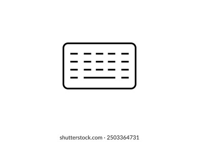 Keyboard icon design vector illustration in white background.