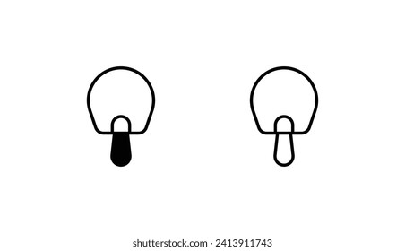 Keyboard icon design with white background stock illustration
