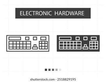 keyboard, keyboard icon, electronic hardware icons