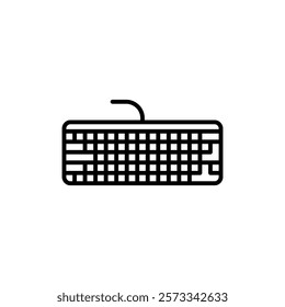 Keyboard icon Flat fill set collection