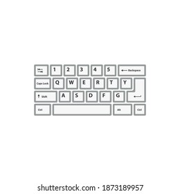 Keyboard Icon for Graphic Design Projects