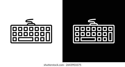 Keyboard icon Graphic vector set for ui design