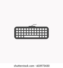 Keyboard icon illustration isolated vector sign symbol