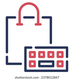 Icono de teclado Ilustración, para web, aplicación, infografía, etc