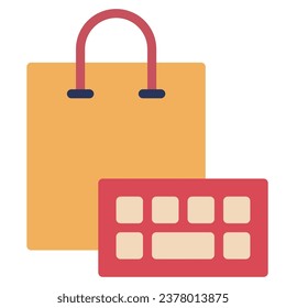 Icono de teclado Ilustración, para web, aplicación, infografía, etc