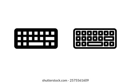 Keyboard icon logo design. keyboard sign and symbol