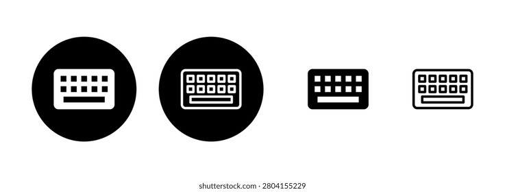 Keyboard icon logo design. keyboard sign and symbol