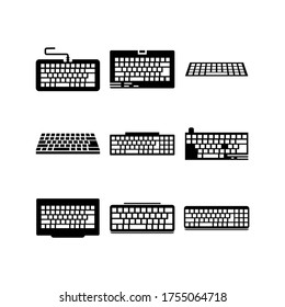 keyboard  icon or logo isolated sign symbol vector illustration - Collection of high quality black style vector icons
