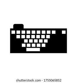keyboard  icon or logo isolated sign symbol vector illustration - high quality black style vector icons
