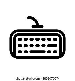 keyboard icon or logo isolated sign symbol vector illustration - high quality black style vector icons
