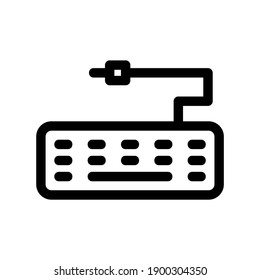 keyboard icon or logo isolated sign symbol vector illustration - high quality black style vector icons
