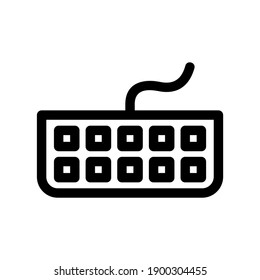 keyboard icon or logo isolated sign symbol vector illustration - high quality black style vector icons
