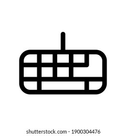 keyboard icon or logo isolated sign symbol vector illustration - high quality black style vector icons
