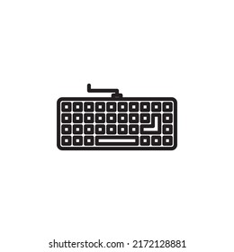 Keyboard icon or logo vector illustration of a sign symbol isolated. high quality stylish keyboard vector icons