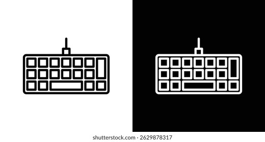 Keyboard icon for mobile and web. Vector graphics