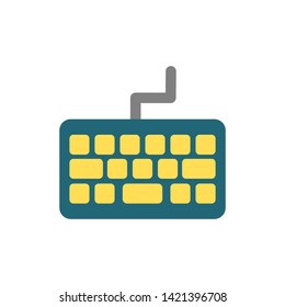 
keyboard icon on white background