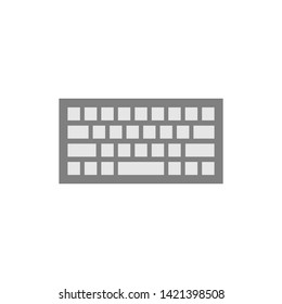 
keyboard icon on white background
