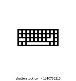 Keyboard Icon in outline style on white background, for your web site design, app, logo, UI