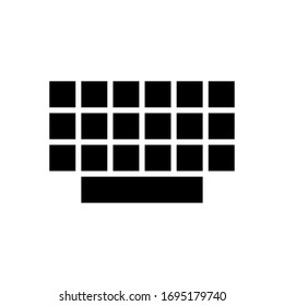Keyboard icon , peripheral sign design