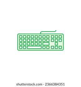 Juego de iconos de teclado. símbolo vector de teclado