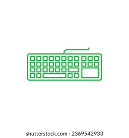 Keyboard icon set. keyboard vector symbol