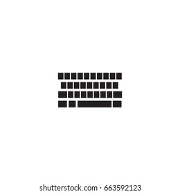 keyboard icon. sign design