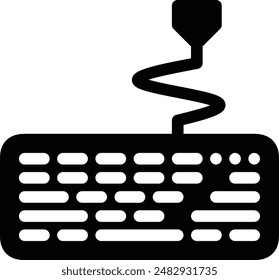 signo de icono de teclado, escribir icono de teclado