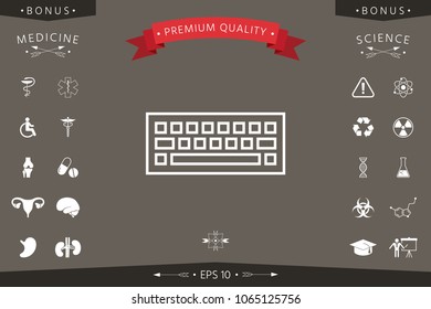 Keyboard icon symbol