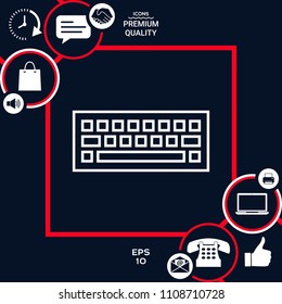 Keyboard icon symbol