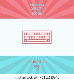 Keyboard icon symbol