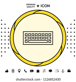 Keyboard icon symbol