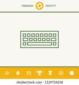 Keyboard icon symbol
