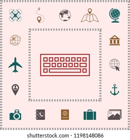 Keyboard icon symbol