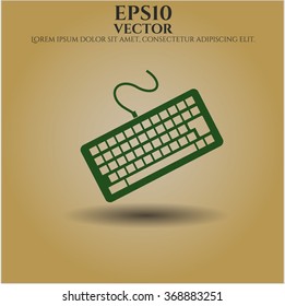 Icono de teclado o símbolo