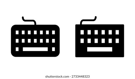 Símbolo de icono de teclado para App y Sitios web. símbolo de teclado y símbolo