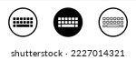Keyboard icon. Keyboard icon symbol. Keyboard sign. Keyboard icon sign for application, mobile phone and websites. Vector illustration