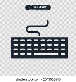 keyboard icon symbol template for graphic and web design collection logo vector illustration