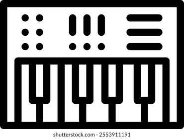 keyboard icon. Thin Linear Style Design Isolated On White Background