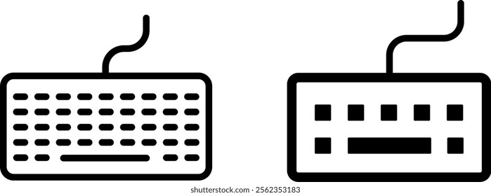 "Keyboard Icon - Typing and Computer Input Symbol"