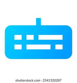 Keyboard icon. keyboard, typing, keypad, computer, device, office, pc, laptop, electronic, technology. Vector icon illustration