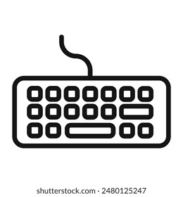 Keyboard Icon for Typing and Writing Tools