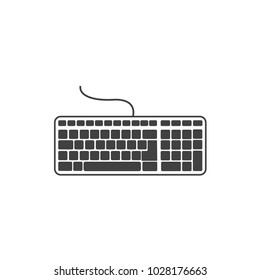 Keyboard Icon Vector Stock Vector (Royalty Free) 1028176747 | Shutterstock