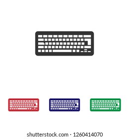 Keyboard icon vector